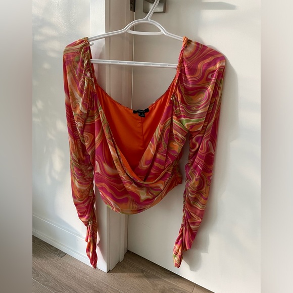 Colourful Patterned Women's Top - Picture 1 of 1